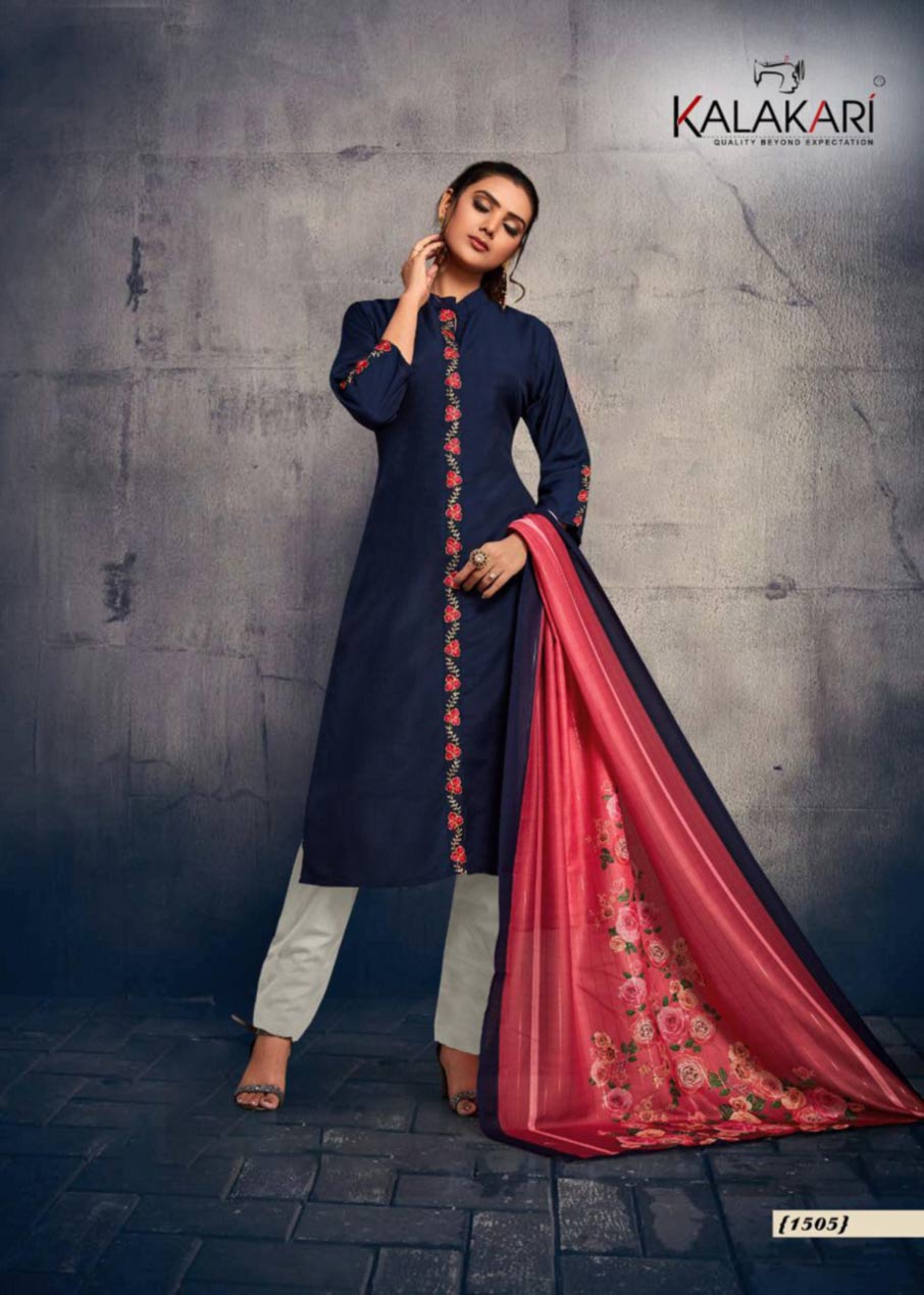 Kalakari Chigi Wigi Vol-15 Zari Dupatta Kurti Kalakari Chigi Wigi Vol-15 Zari Dupatta Kurti